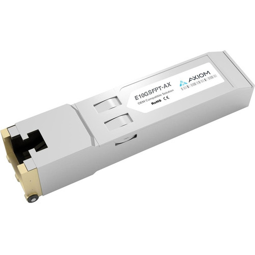 Axiom 10GBASE-T SFP+ Transceiver for Intel - E10GSFPT - 100% Intel Compatible 10GBASE-T SFP+ (Fleet Network)