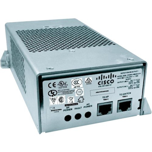 Cisco PoE Injector - 1 x PoE Input Port(s) - 1 x 10/100/1000Base-T Output Port(s) (AIR-PWRINJ15002-RF) AIR-PWRINJ15002-RF Power Injectors physical Cisco Fleet Network Canada