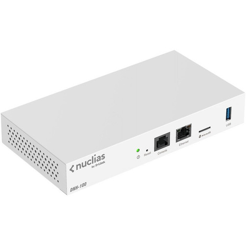 D-Link Nuclias DNH-100 Wireless LAN Controller - 1 x Network (RJ-45) - Gigabit Ethernet - 6.50 W - Rack-mountable (DNH-100) DNH-100 Wireless Access Points & Bridges physical D-Link Fleet Network Canada
