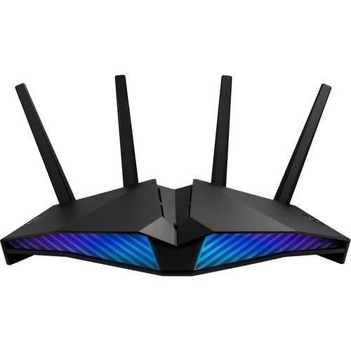 Asus RT-AX82U Wi-Fi 6 IEEE 802.11ax Ethernet Wireless Router - 2.40 GHz ISM Band - 5 GHz UNII Band - 4 x Antenna(4 x External) - 675 - (Fleet Network)