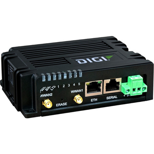 Digi IX10 2 SIM Cellular, Ethernet Modem/Wireless Router - 4G - GSM 850, GSM 900, GSM 1800, GSM 1900 - LTE, EDGE, GPRS - 1 x Network - (Fleet Network)