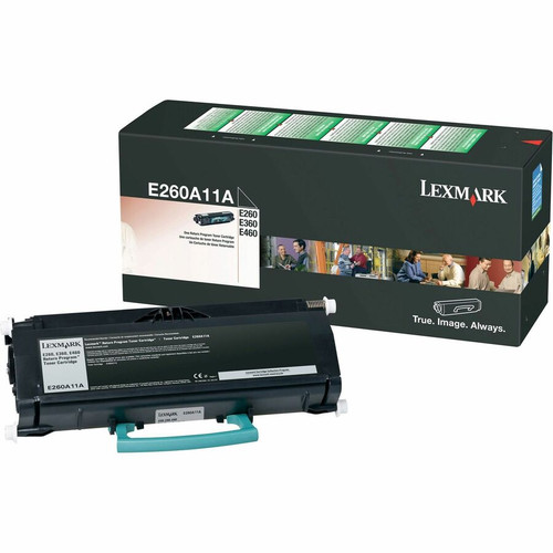 Lexmark E260A11A Original Toner Cartridge - Laser - 3500 Pages - Black - 1 Each (Fleet Network)