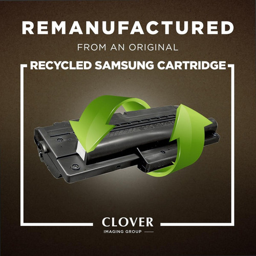 Compatible Clover Technologies 200523P Remanufactured High Yield Laser Toner Cartridge - Black - 2500 Pages - with Samsung MLT-D105L/MLT-D105S