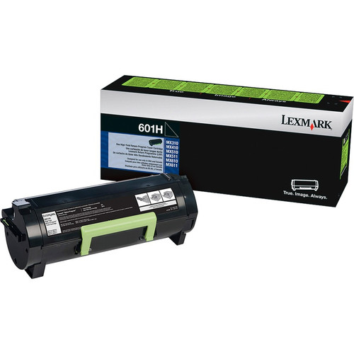 Lexmark Unison 601H Toner Cartridge - Laser - High Yield - 10000 Pages Black - Black - 1 Each (Fleet Network)