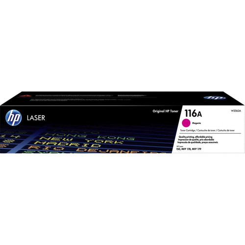 HP 116A (W2063A) Toner Cartridge - Magenta - Laser - 700 Pages - 1 Each (Fleet Network)
