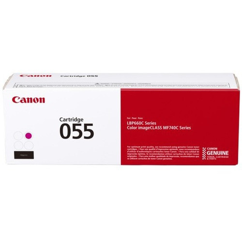 Canon 055 Original Toner Cartridge - Magenta - Laser - 2100 Pages - 1 Pack (Fleet Network)