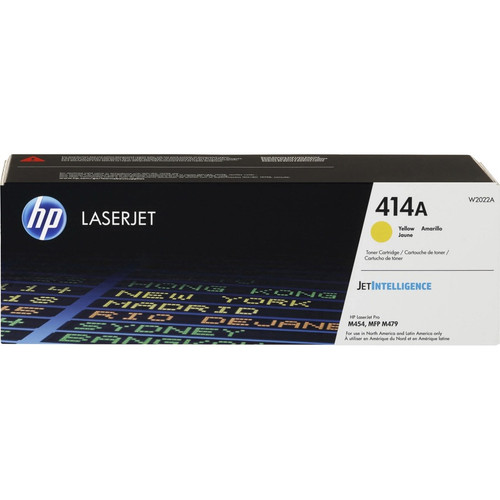 HP 414A (W2022A) Toner Cartridge - Yellow - Laser - 2100 Pages - 1 Each (Fleet Network)