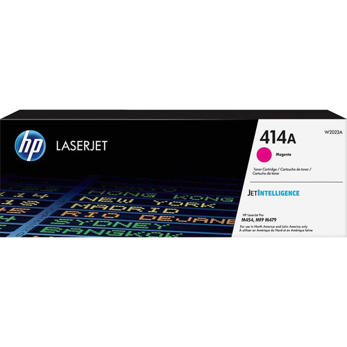 HP 414A (W2023A) Toner Cartridge - Magenta - Laser - 2100 Pages - 1 Each (Fleet Network)