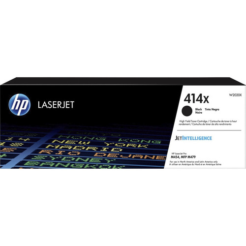 HP 414X (W2020X) High Yield Black Original LaserJet Toner Cartridge - Laser - High Yield - 7500 Pages - 1 Each (Fleet Network)