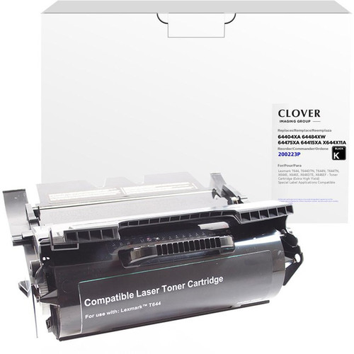 Clover Technologies Remanufactured Toner Cartridge - Alternative for Lexmark - Black - Laser - Extra High Yield - 32000 Pages (Fleet Network)