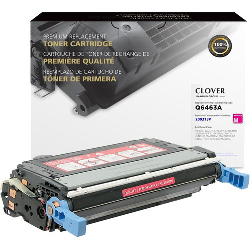 Clover Technologies Remanufactured Toner Cartridge - Alternative for HP 644A - Magenta - Laser - 12000 Pages (200313P) 200313P Toner Cartridges physical Clover Technologies Fleet Network Canada