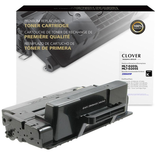 Clover Technologies Toner Cartridge - Alternative for Samsung - Black - Laser - High Yield - 1 Pack (200609P) 200609P Toner Cartridges physical Clover Technologies Fleet Network Canada