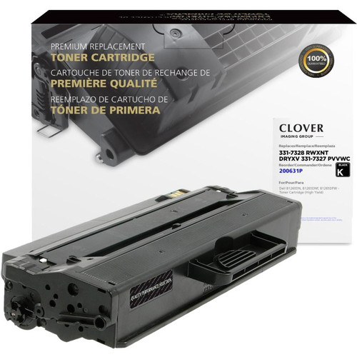 Clover Technologies Remanufactured Toner Cartridge - Alternative for Dell - Black - Laser - High Yield - 1 Pack (Fleet Network)