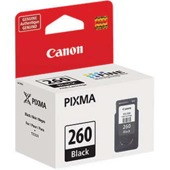 Compatible Canon 3707C001 PG-260 Black Ink Cartridge - 1 Pack - Inkjet - with PIXMA TS5320