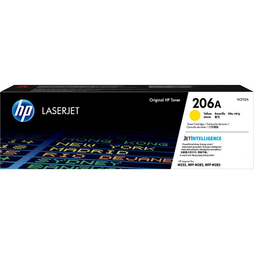 HP 206A Original Toner Cartridge - Yellow - Laser - 1250 Pages - 1 Each (Fleet Network)