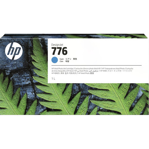 HP 776 Original Ink Cartridge - Cyan - Inkjet (Fleet Network)