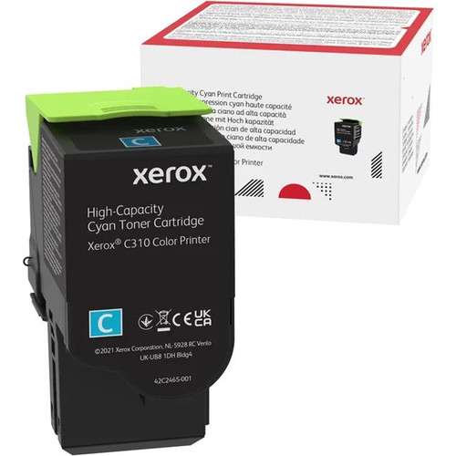 Xerox Original Toner Cartridge - Single Pack - Cyan - Laser - High Yield - 5500 Pages - 1 / Pack (Fleet Network)