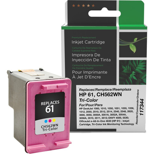 Clover Technologies Remanufactured Ink Cartridge - Alternative for HP 61 - Tri-color - Inkjet - 165 Pages - 1 Each (117344) 117344 Toner Cartridges physical Clover Technologies Fleet Network Canada