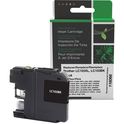 Clover Technologies Remanufactured Ink Cartridge - Alternative for Brother - Black - Inkjet - High Yield - 600 Pages - 1 Each (Fleet Network)