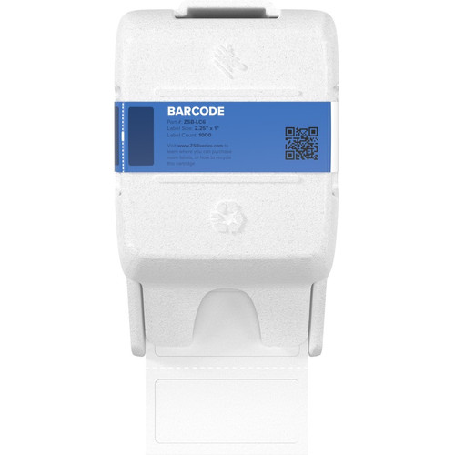 Zebra Barcode Label - Permanent Adhesive - Rectangle - Direct Thermal - White - Paper - 1000 / Cartridge - 1000 Label (ZSB-LC6) ZSB-LC6 Unpublished physical Zebra Fleet Network Canada