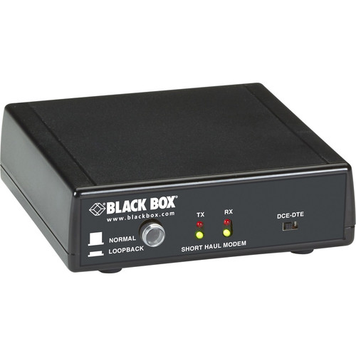 Black Box Short-Haul Modem-C Async (SHM-C Async), 4-Wire, Standalone - Serial - 1 x Modem (RJ-11) - 115.2 kbit/s - TAA Compliant (Fleet Network)