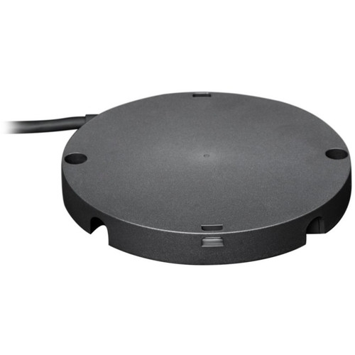 Logitech Rally Mic Pod Hub - 4.02" (102 mm) Width x 4.02" (102 mm) Depth x 0.63" (16 mm) Height - Black (Fleet Network)