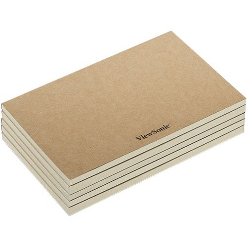 Viewsonic PEO-021-CWW - Replacement Writing Pads for ID0730 ViewBoard Notepad - 50 Pages - 4" x 6 1/2" - Brown Paper - Wood-free - 5 (PEO-021-CWW) PEO-021-CWW Unpublished physical Viewsonic Fleet Network Canada