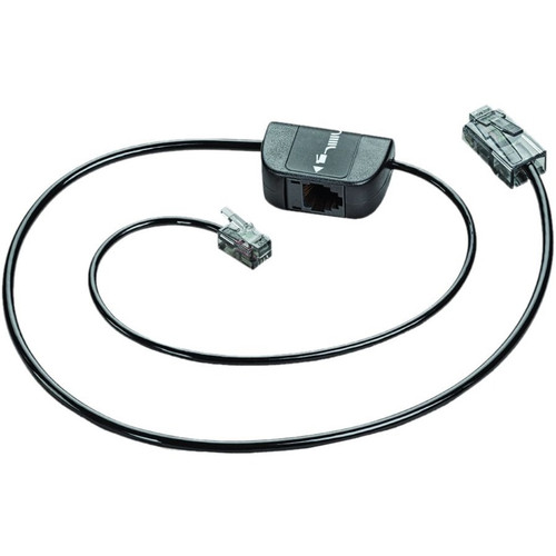 Plantronics Telephone Interface Cable (Connects Your Telephone and Your Base) - Phone Cable for Headset, Phone (Fleet Network)