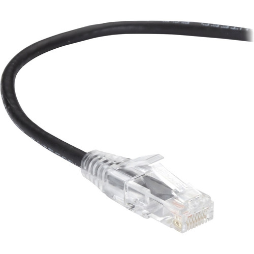 Black Box Slim-Net Cat.6 UTP Patch Network Cable - 12 ft Category 6 Network Cable for Patch Panel, Wallplate, Network Device - First 1 (Fleet Network)