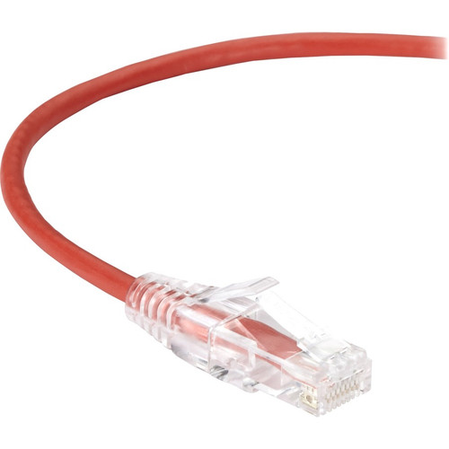 Black Box Slim-Net Cat.6 UTP Patch Network Cable - 1 ft Category 6 Network Cable for Patch Panel, Wallplate, Network Device - First 1 (Fleet Network)