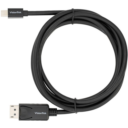 VisionTek Mini DisplayPort to DisplayPort 2M Active Cable (M/M) - 6.6 ft DisplayPort/Mini DisplayPort A/V Cable for Monitor, Device, - (Fleet Network)