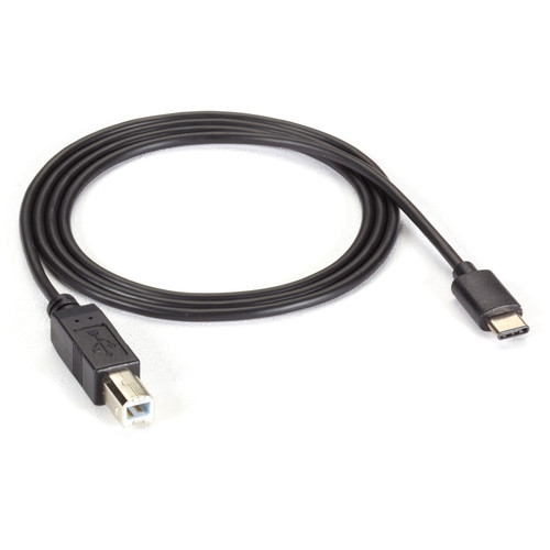 Black Box USB 3.1 Cable - Type C Male to USB 2.0 Type B Male, 1-m (3.2-ft.) - 3.3 ft USB-C/USB-B Data Transfer Cable for Printer, Hub, (Fleet Network)