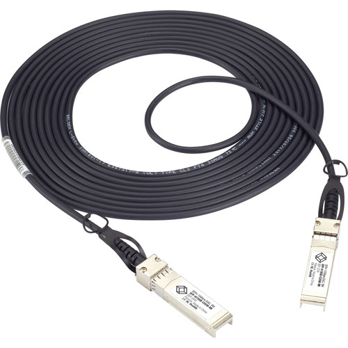 Black Box SFP+ Network Cable - 16.4 ft SFP+ Network Cable for Switch, Router, Server, Network Device - First End: 1 x SFP+ Network - - (Fleet Network)