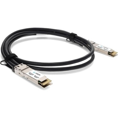 Axiom 400GBASE-CU QSFP-DD Passive DAC Cable Cisco Compatible 1m - 3.3 ft Twinaxial Network Cable for Network Device, Switch, Router - (Fleet Network)