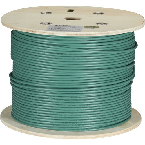 Black Box GigaTrue Cat.6a S/FTP Network Cable - 1000 ft (304.80 m) Category 6a Network Cable for Network Device - First End: Bare Wire (Fleet Network)