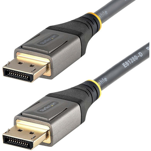 StarTech.com 16ft (5m) VESA Certified DisplayPort 1.4 Cable, 8K 60Hz HDR10, UHD 4K 120Hz Video, DP to DP Monitor Cord, DP 1.4 Cable, - (Fleet Network)