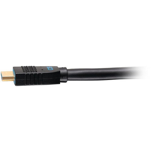 C2G C2G50196 Performance Series HDMI Cable - 25ft High Speed with Ethernet - 4K 60Hz HDR - In-Wall CMG Rated - Black