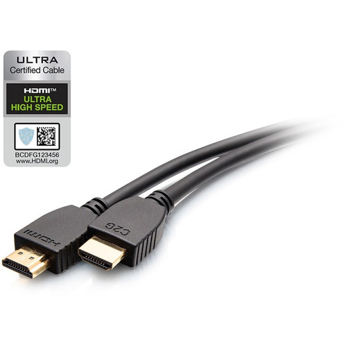 C2G 3ft Ultra High Speed HDMI 2.1 Cable with Ethernet - 8K 60Hz - M/M - 3 ft HDMI A/V Cable for Audio/Video Device, Computer, Gaming - (Fleet Network)
