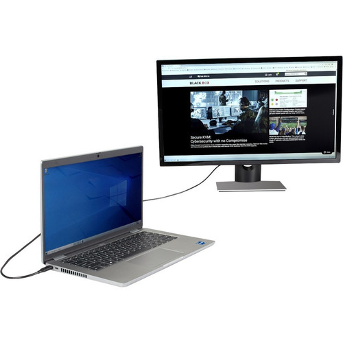 Black Box USB C To DisplayPort Adapter Cable 10 Ft DP 1.2 Alt Mode HDR A V For Notebooks And Devices VA-USBC31-DP12M-010