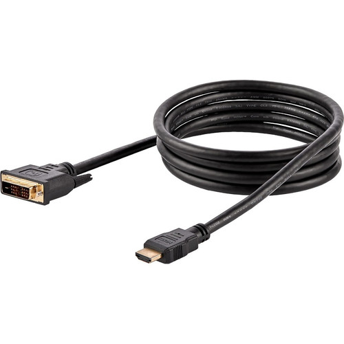 StarTech.com 6ft (1.8m) HDMI to DVI Cable, DVI-D to HDMI Display Cable (1920x1200p), 10 Pack, Black, HDMI to DVI-D Adapter Cord M/M - (HDMIDVIMM610PK)