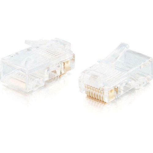 C2G Cat.5 Modular Plug - 25 Pack - 1 x RJ-45 Network Male - Clear (Fleet Network)