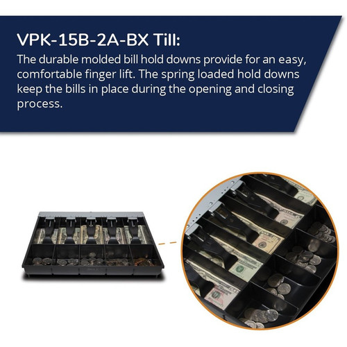 apg Cash Drawer VPK-15B-2A-BX Till - Cash Tray (VPK-15B-2A-BX)