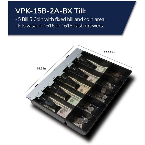 apg Cash Drawer VPK-15B-2A-BX Till - Cash Tray (VPK-15B-2A-BX)