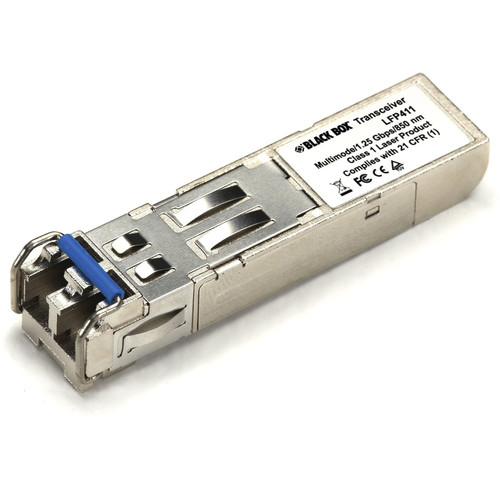 Black Box EXTR SFP EXT DIAG - (1) 1.25-Gbps MM, 850nm, 550m, LC - For Data Networking, Optical Network - 1 x LC 1000Base-X Network - - (LFP411) LFP411 SFP physical Black Box Fleet Network Canada