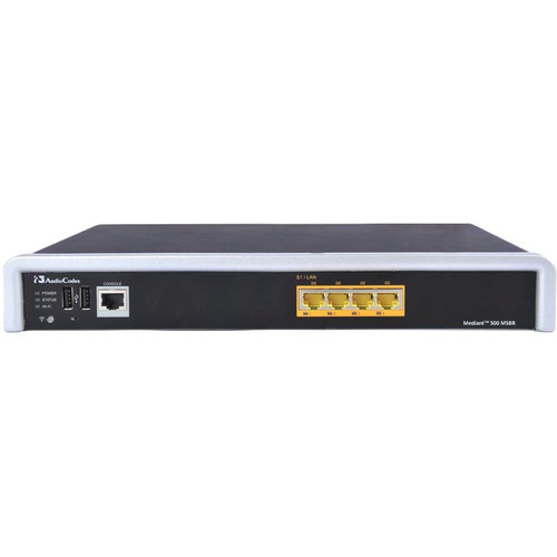 AudioCodes Mediant 500 Session Border Controller - 4 x RJ-45 - USB - Management Port - Gigabit Ethernet - Wireless LAN - 1U High (Fleet Network)