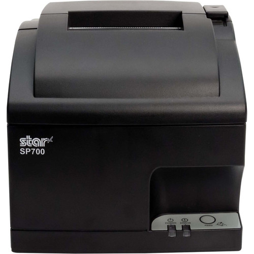 Star Micronics Dot Matrix Printer SP742ME GRY US - Ethernet - Gray - Receipt Printer - 4.7 Lines Per Second - Carbon Copy Printing - - (Fleet Network)