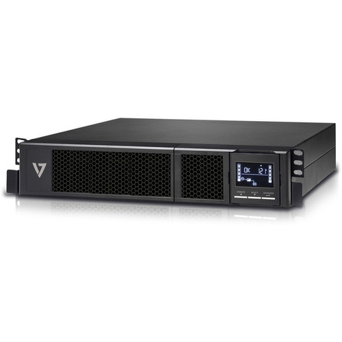 V7 UPS 1500VA Rack Mount 2U US - 2U Rack-mountable - 4 Hour Recharge - 4.50 Minute Stand-by - 120 V AC Input - USB - 8 (Fleet Network)