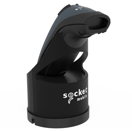 Socket Mobile CX3472-1940 DuraScan D740 Universal Barcode Scanner - Wireless - 1D/2D - 19. 49" Scan Range - Gray with Charging Dock