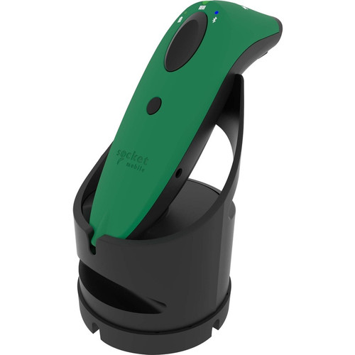 Socket Mobile CX3463-1931 SocketScan S700 Wireless 1D Barcode Scanner with Green & Black Charging Dock