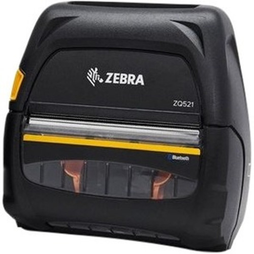 Zebra ZQ521 Mobile Direct Thermal Printer - Monochrome - Label/Receipt Print - USB - Bluetooth - 39" (990.60 mm) Print Length - 4.09" (Fleet Network)